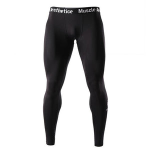 Men Compression Tight Leggings Running Sports Male Gym Fitness Jogging Pants Quick dry Trousers Workout Training Yoga Bottoms