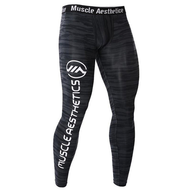 Men Compression Tight Leggings Running Sports Male Gym Fitness Jogging Pants Quick dry Trousers Workout Training Yoga Bottoms