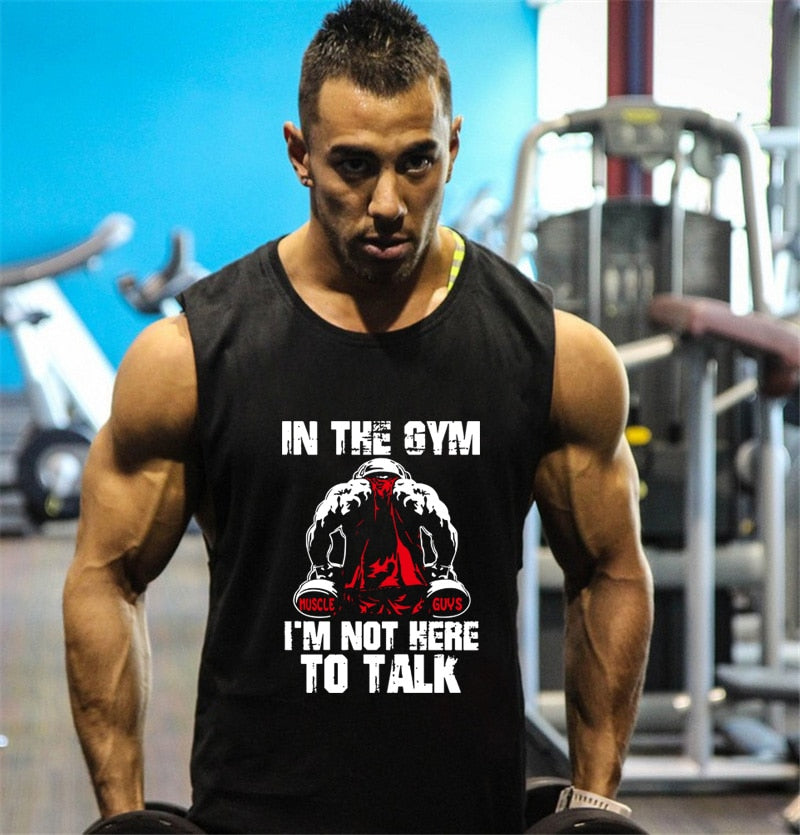 Fitness Men Tank Top Bodybuilding Stringers Tank Tops Singlet Brand gyms Clothing cotton Sleeveless Shirt muscle tops