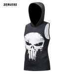 Superhero 3D printing bodybuilding stringer tank top men High elasticity fitness vest muscle guys sleeveless hoodies vest