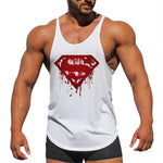 Super Hero Captain America brand clothing Singlets Mens Tank Top Muscle Shirt Superman Stringer Bodybuilding Fitness mens Vest