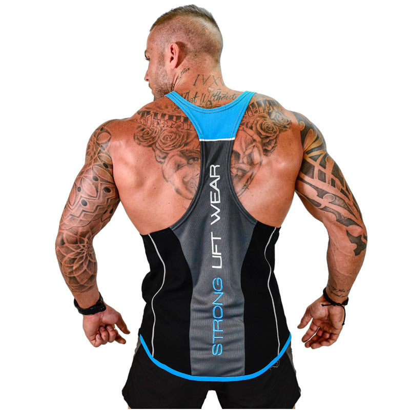 2018 New Men Tank top Gyms Workout Fitness Bodybuilding sleeveless shirt Male Cotton clothing Casual Singlet vest Undershirt