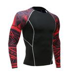 Long-sleeved T-shirt sports men's running T-shirt fitness sportswear sports men's compression sportswear Rashgard