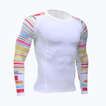 Long-sleeved T-shirt sports men's running T-shirt fitness sportswear sports men's compression sportswear Rashgard