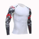 Long-sleeved T-shirt sports men's running T-shirt fitness sportswear sports men's compression sportswear Rashgard