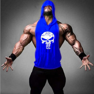 Brand Clothing Fitness Punisher Tank Top Men Stringer Golde Bodybuilding Muscle Shirt Training Vest Gyms Undershirt Singlets