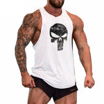 Brand Clothing Fitness Punisher Tank Top Men Stringer Golde Bodybuilding Muscle Shirt Training Vest Gyms Undershirt Singlets