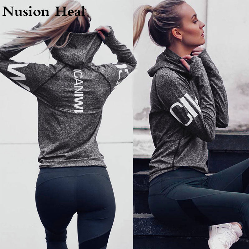 Fitness Breathable Sportswear Women T Shirt Sport Suit Yoga ShirtsTop Quick-Dry Running Shirt Gym Clothes Sport Shirt Jackets