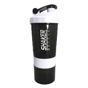 Creative Protein Powder Shaker Bottle Sports Fitness Mixing Whey Protein Water Bottle Sports Shaker for Gym Powerful Leakproof